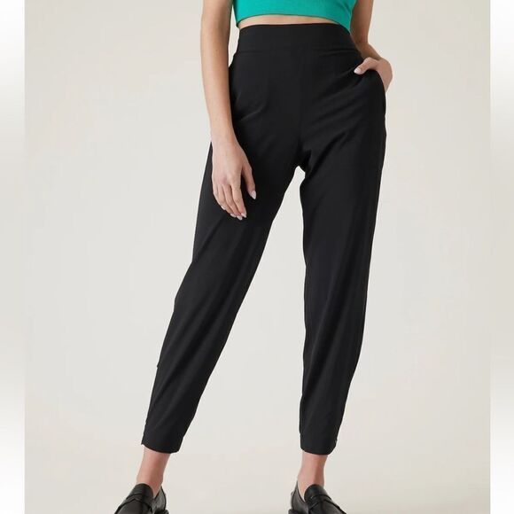 Athleta black joggers size 0 - Picture 1 of 8